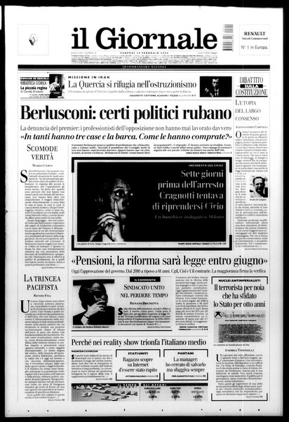 Il giornale : quotidiano del mattino